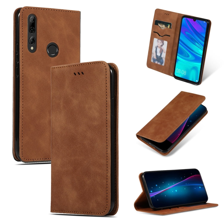 Retro Skin Feel Business Magnetic Horizontal Flip Leather Case for Huawei P Smart 2019 & P Smart Plus 2019 & Mate 30 Lite, For Huawei P Smart 2019