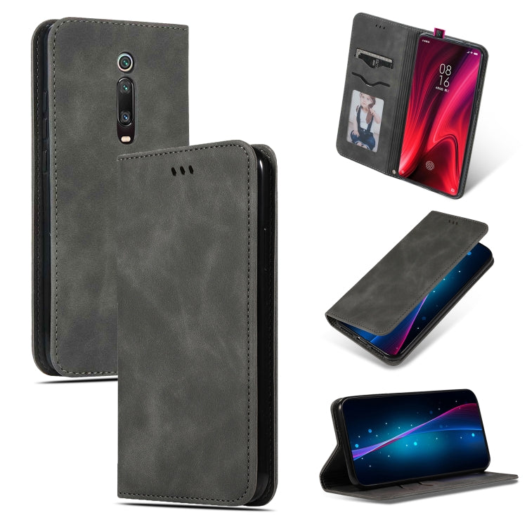 Retro Skin Feel Business Magnetic Horizontal Flip Leather Case for Redmi K20 & K20 Pro & Xiaomi 9T & Xiaomi 9T Pro, For Xiaomi Mi 9T
