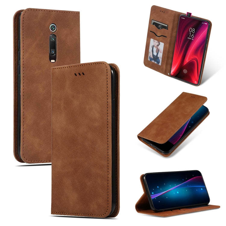 Retro Skin Feel Business Magnetic Horizontal Flip Leather Case for Redmi K20 & K20 Pro & Xiaomi 9T & Xiaomi 9T Pro, For Xiaomi Mi 9T