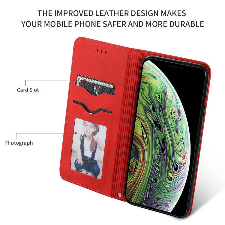 Retro Skin Feel Business Magnetic Horizontal Flip Leather Case for iPhone XI MAX 2019, For iPhone 11 Pro Max