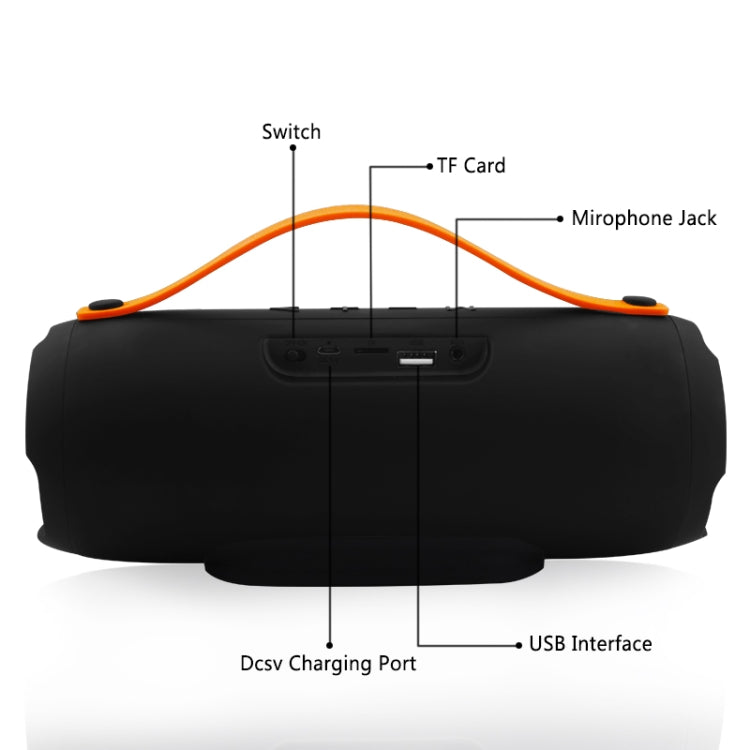 E13 Mini Portable Wireless Bluetooth Speaker Stereo Speakerphone Radio Music Subwoofer Column Speakers with TF FM, RED, BLUE, BLACK