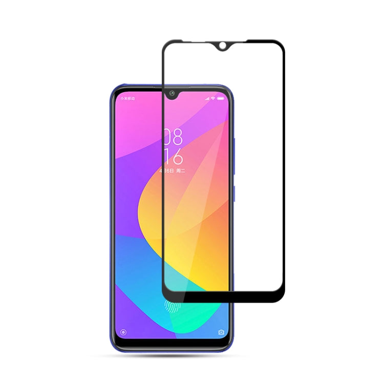 2pcs mocolo 0.33mm 9H 2.5D Full Glue Tempered Glass Film for Xiaomi Mi CC9e, For Xiaomi Mi CC9e(2pcs)