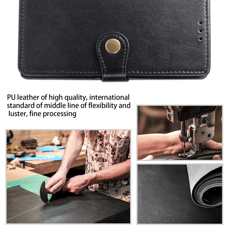 Retro Solid Color Leather Buckle Mobile Phone Protection Leather Case with Photo Frame & Card Slot & Wallet & Bracket Function for Galaxy S10 Plus, For Galaxy S10+