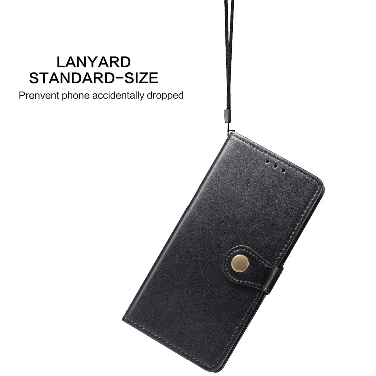 Retro Solid Color Leather Buckle Mobile Phone Protection Leather Case with Photo Frame & Card Slot & Wallet & Bracket Function for Galaxy S10, For Galaxy S10