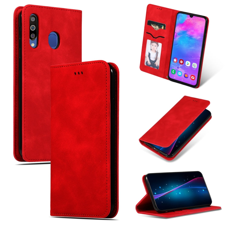 Retro Skin Feel Business Magnetic Horizontal Flip Leather Case for Galaxy M30 / A40s, For Galaxy M30
