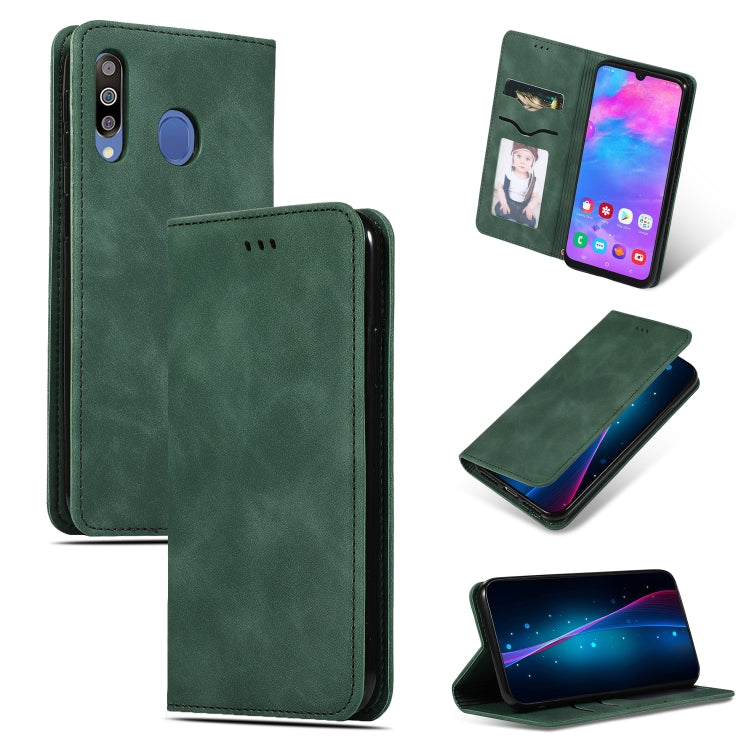 Retro Skin Feel Business Magnetic Horizontal Flip Leather Case for Galaxy M30 / A40s, For Galaxy M30