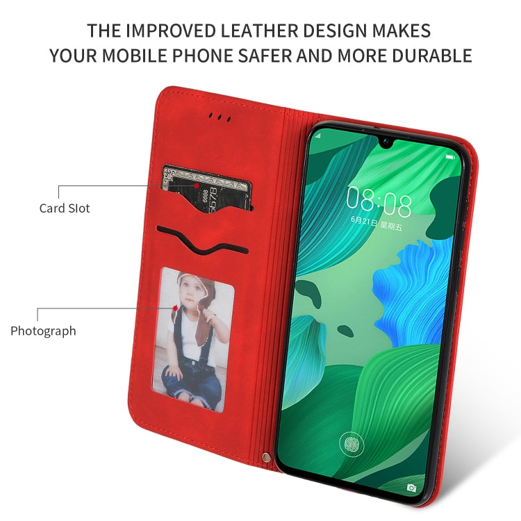 Retro Skin Feel Business Magnetic Horizontal Flip Leather Case for Huawei Nova 5 / Nova 5 Pro, For Huawei Nova 5