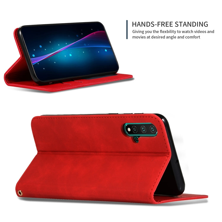 Retro Skin Feel Business Magnetic Horizontal Flip Leather Case for Huawei Nova 5 / Nova 5 Pro, For Huawei Nova 5