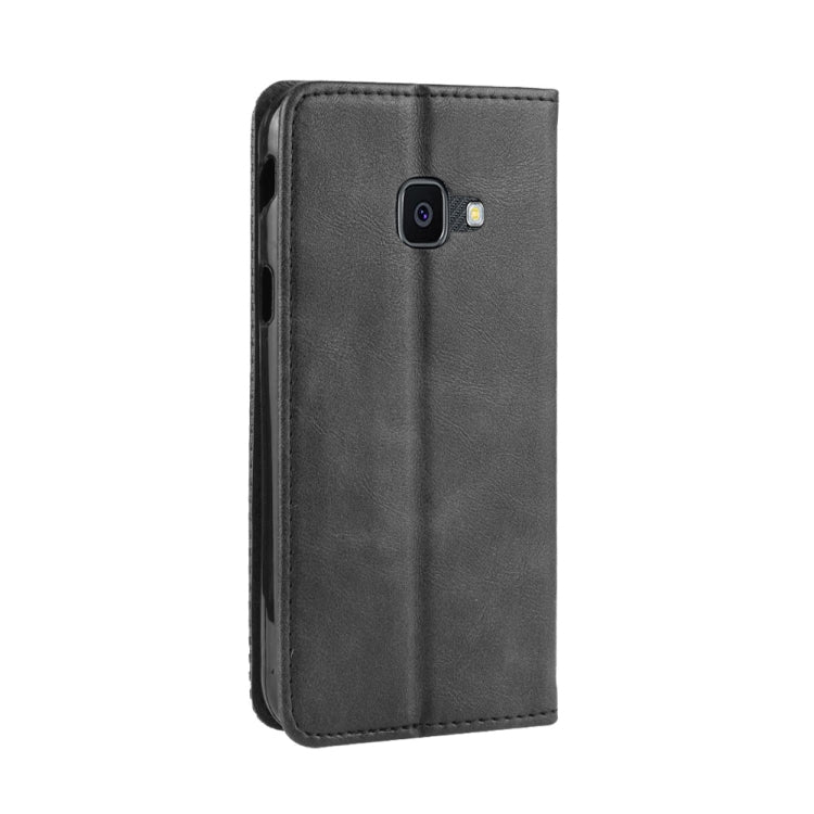 Magnetic Buckle Retro Crazy Horse Texture Horizontal Flip Leather Case for Galaxy Xcover 4s / Xcover 4  , with Holder & Card Slots & Photo Frame, For Galaxy Xcover 4s