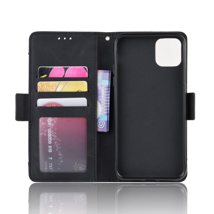 Wallet Style Skin Feel Calf Pattern Leather Case For iPhone XIR 2019 ,with Separate Card Slot, For iPhone 11