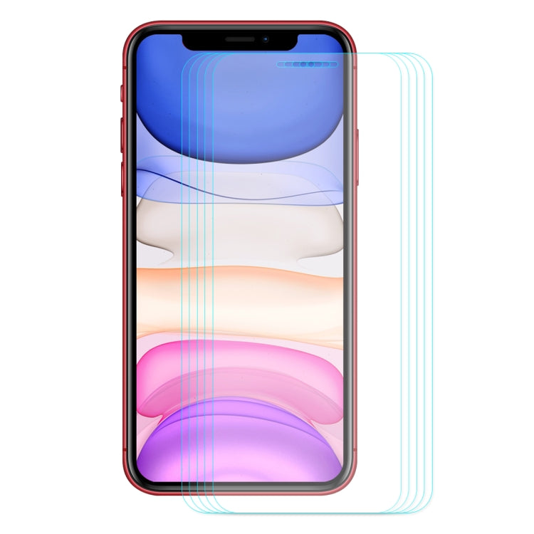 5 PCS ENKAY Hat-prince 0.26mm 9H 2.5D Curved Edge Tempered Glass Film, For iPhone 11 / iPhone XR, For iPhone 11 Pro, For iPhone 11 Pro Max