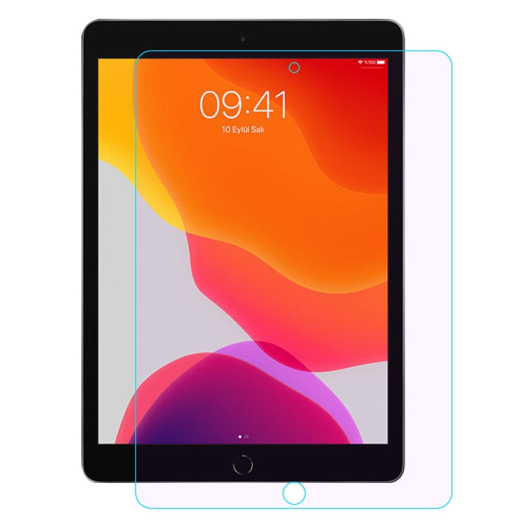 For iPad 10.2 (2019) ENKAY Hat-Prince 0.33mm 9H Surface Hardness 2.5D Explosion-proof Anti-Blue-Ray Tempered Glass Film