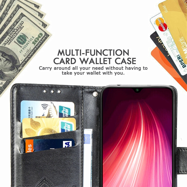 For Xiaomi Redmi Note 8  Butterfly Love Flower Embossed Horizontal Flip Leather Case with Bracket / Card Slot / Wallet / Lanyard, For Redmi Note 8