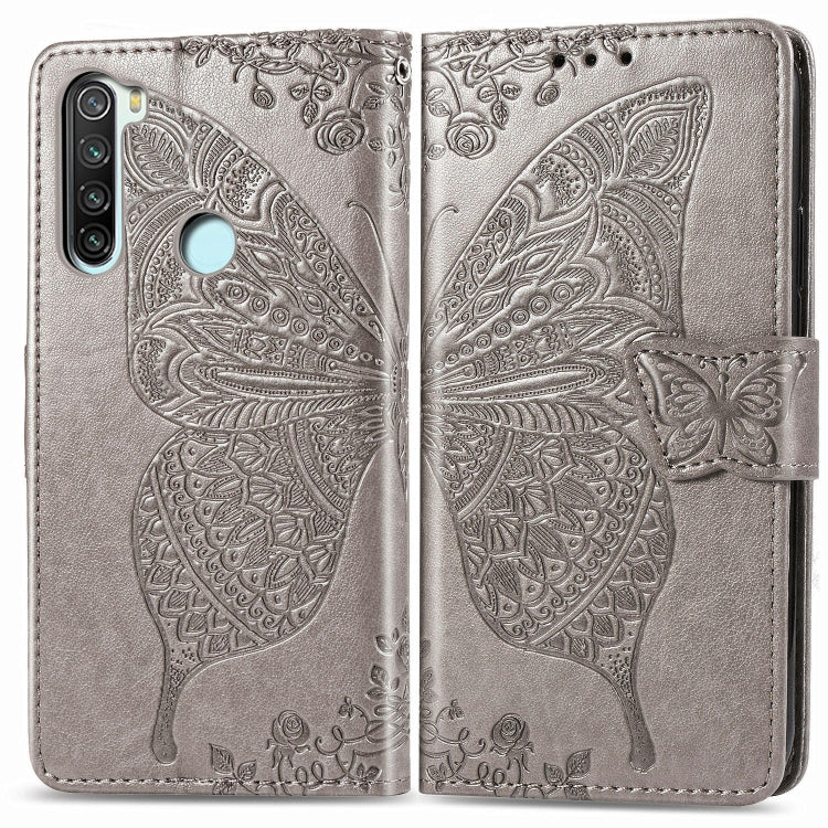 For Xiaomi Redmi Note 8  Butterfly Love Flower Embossed Horizontal Flip Leather Case with Bracket / Card Slot / Wallet / Lanyard, For Redmi Note 8