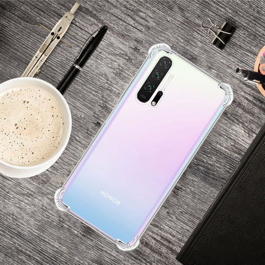 For Huawei Honor 20 Pro Four-Corner Anti-Drop Ultra-Thin Transparent TPU Phone Case, For Huawei Honor 20 Pro