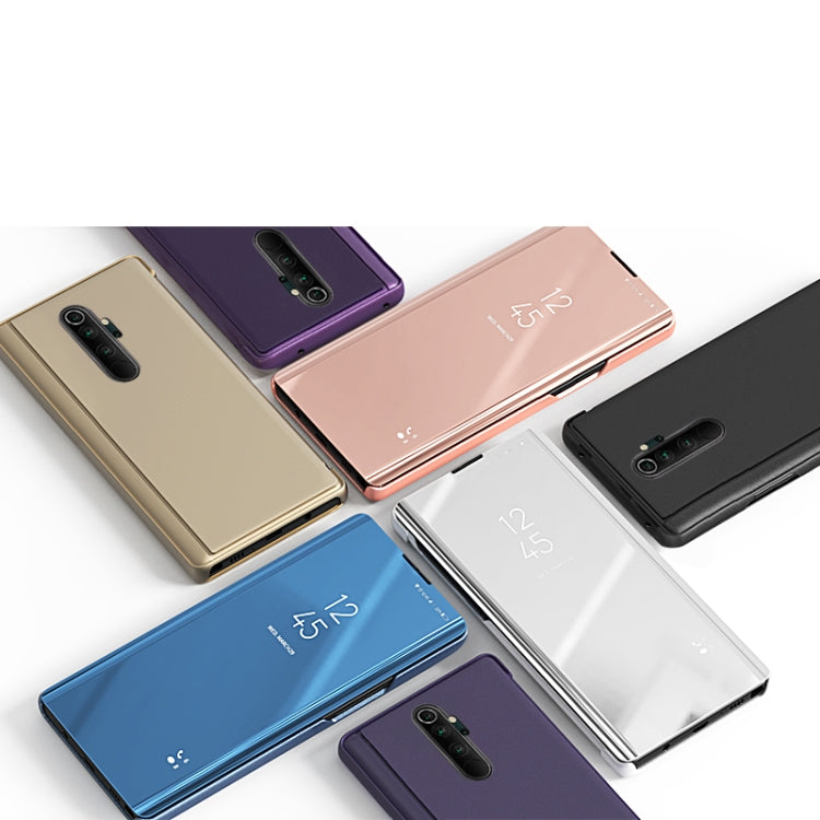 For Xiaomi Redmi Note 8 Pro Plating Mirror Horizontal Flip Leather with Bracket Holster, For Redmi Note 8 Pro