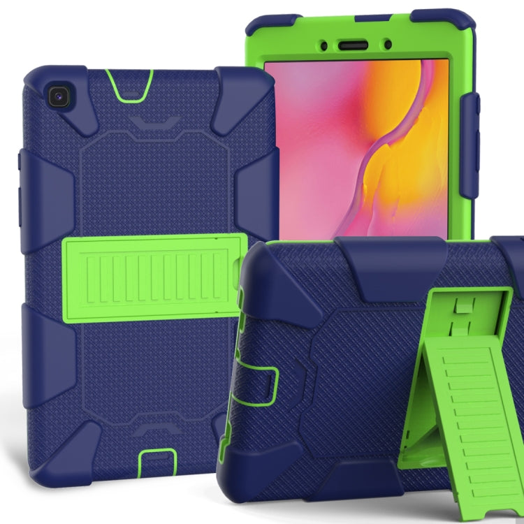 For Galaxy Tab A8.0 2019 / T290 Shockproof Two-Color Silicone Protection Case with Holder, For Galaxy Tab A8.0 2019