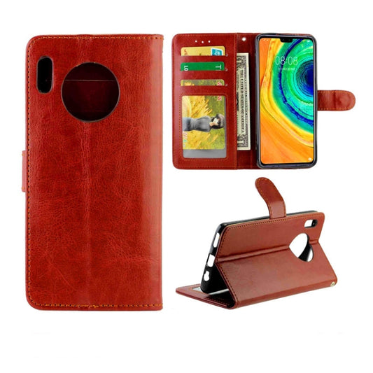 Crazy Horse Texture Horizontal Flip Leather Case with Holder & Card Slots & Wallet & Photo Frame, For Motorola Moto E6, For Motorola Moto One Zoom/One Pro, For Huawei Mate 30, For Huawei Nova 5i Pro, For Vivo Z1 Pro
