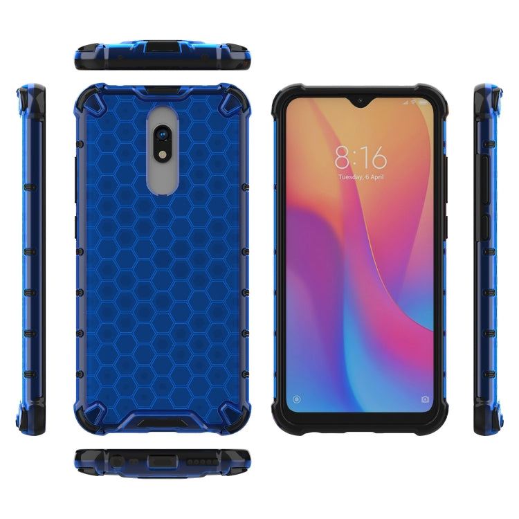 For Redmi 8 Shockproof Honeycomb PC + TPU Case, For Redmi 8