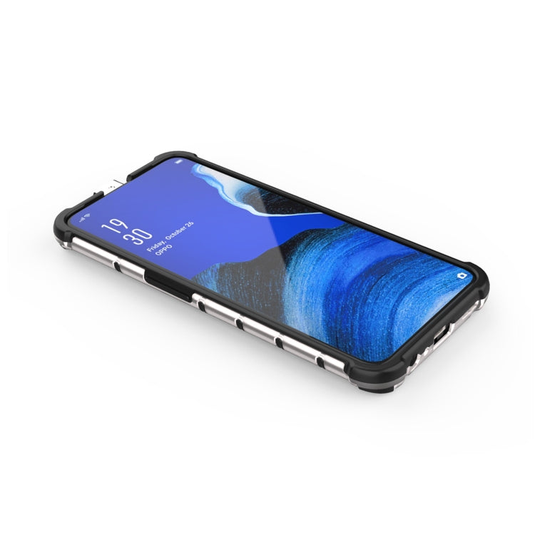 For Oppo Reno2 Z Shockproof Honeycomb PC + TPU Case, For Oppo Reno 2 Z, For Oppo Reno2 Z S, For Oppo Reno2 Z