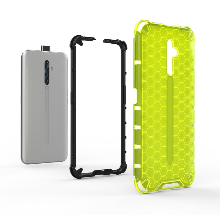 For Oppo Reno2 Z Shockproof Honeycomb PC + TPU Case, For Oppo Reno 2 Z, For Oppo Reno2 Z S, For Oppo Reno2 Z