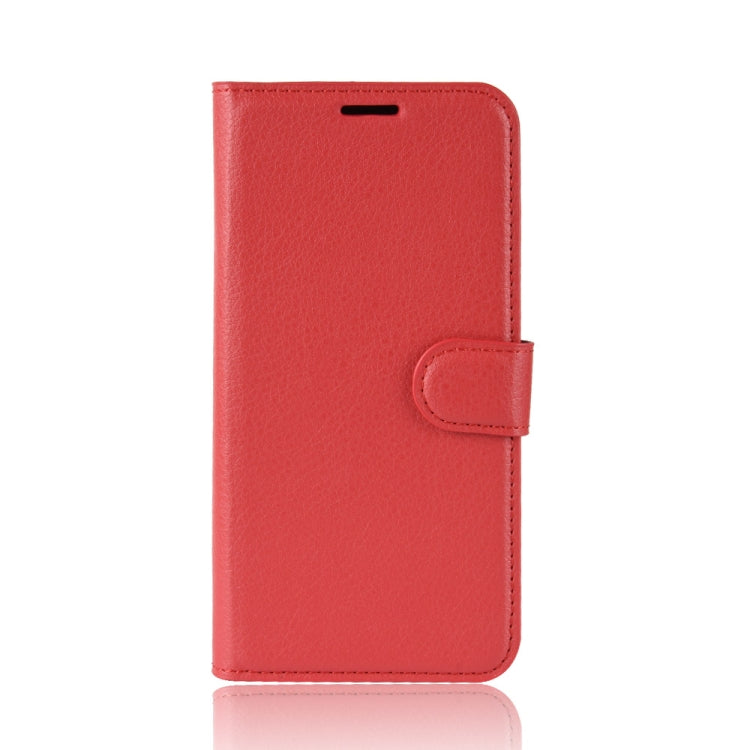 For Huawei Honor 9X Fingerprint Version Litchi Texture Horizontal Flip Leather Case with Wallet & Holder & Card Slots