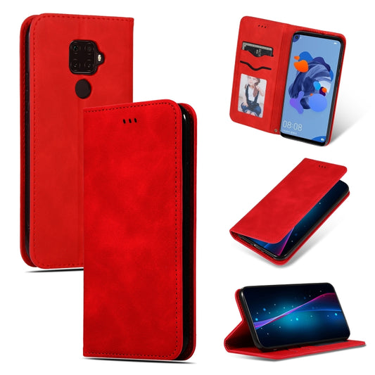 Retro Skin Feel Business Magnetic Horizontal Flip Leather Case, For Huawei Mate 30, For Huawei Mate 30 Lite, For Huawei Mate 30 Pro, For Huawei Nova5i Pro