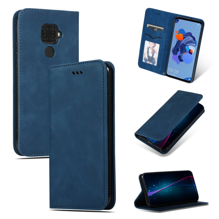 Retro Skin Feel Business Magnetic Horizontal Flip Leather Case, For Huawei Mate 30, For Huawei Mate 30 Lite, For Huawei Mate 30 Pro, For Huawei Nova5i Pro