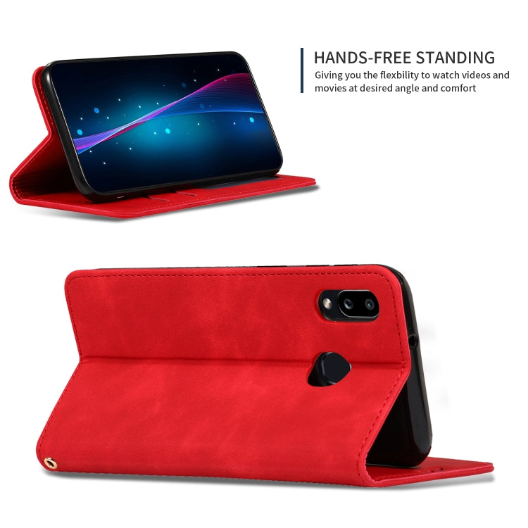 Retro Skin Feel Business Magnetic Horizontal Flip Leather Case, For Galaxy A10S, For Galaxy A20S