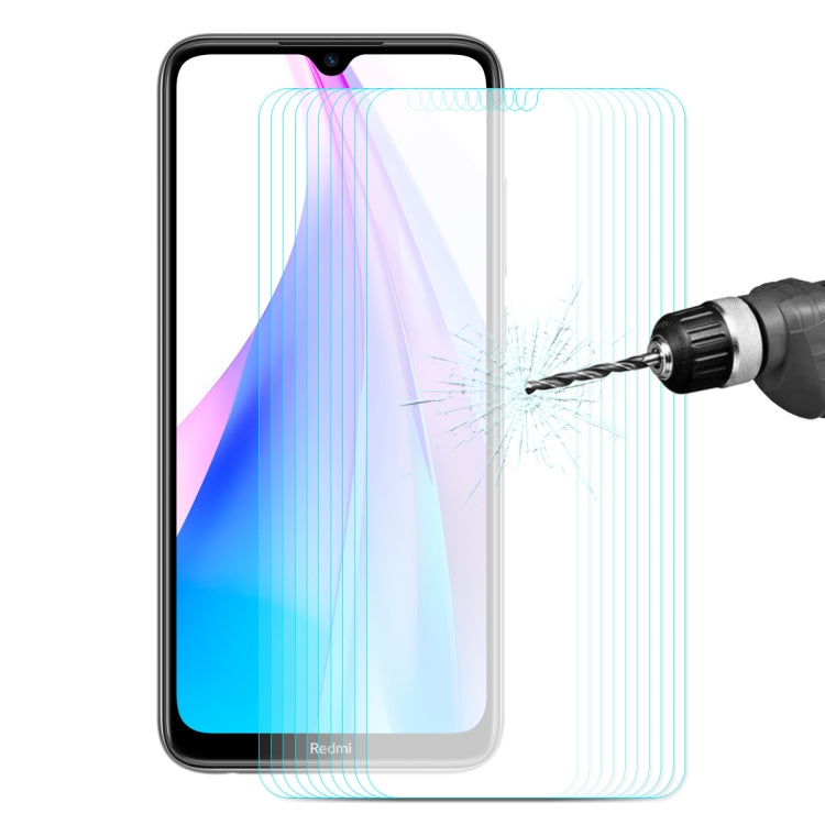 10 PCS ENKAY Hat-prince 0.26mm 9H 2.5D Curved Edge Tempered Glass Film, For Huawei Honor V30 / V30 Pro, For Xiaomi Redmi Note 8T, For Motorola Moto G8 Play, For Huawei Nova 6