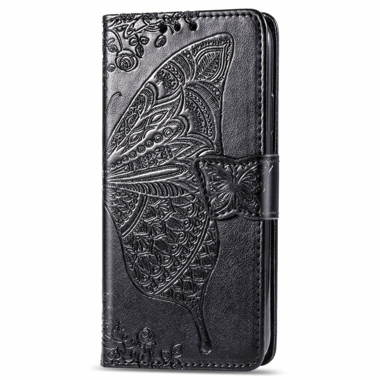 For Motorola One Action Butterfly Love Flower Embossed Horizontal Flip Leather Case with Bracket Lanyard Card Slot Wallet, For Motorola One Action