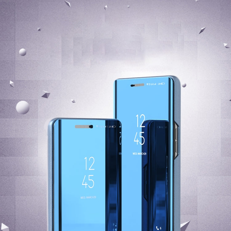 For Galaxy A51 Plated Mirror Horizontal Flip Leather Cover with Stand Mobile Phone Holster, For Samsung Galaxy A51, For Galaxy A51