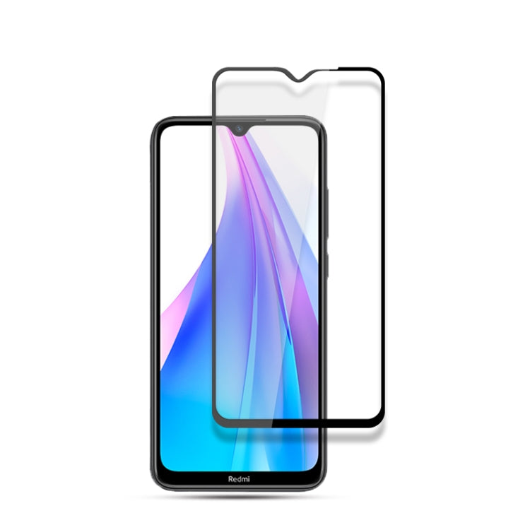 For Xiaomi Redmi Note 8T 2pcs mocolo 0.33mm 9H 2.5D Full Glue Tempered Glass Film, For Xiaomi Redmi Note 8T(2pcs)