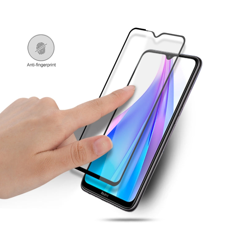 For Xiaomi Redmi Note 8T 2pcs mocolo 0.33mm 9H 2.5D Full Glue Tempered Glass Film, For Xiaomi Redmi Note 8T(2pcs)