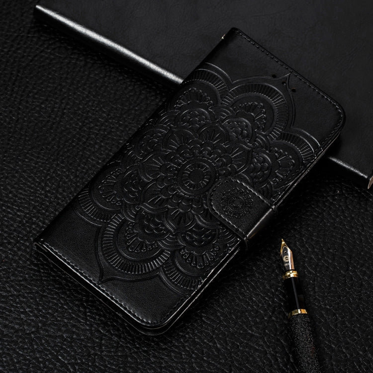For Huawei Honor Play 3 Mandala Embossing Pattern Horizontal Flip Leather Case with Holder & Card Slots & Wallet & Photo Frame & Lanyard