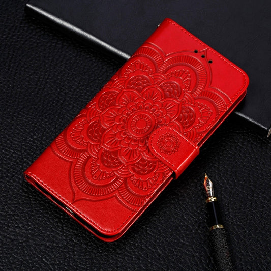 For Nokia 7.2 Mandala Embossing Pattern Horizontal Flip Leather Case with Holder & Card Slots & Wallet & Photo Frame & Lanyard