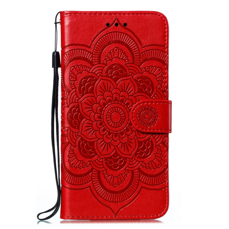 For Nokia 7.2 Mandala Embossing Pattern Horizontal Flip Leather Case with Holder & Card Slots & Wallet & Photo Frame & Lanyard