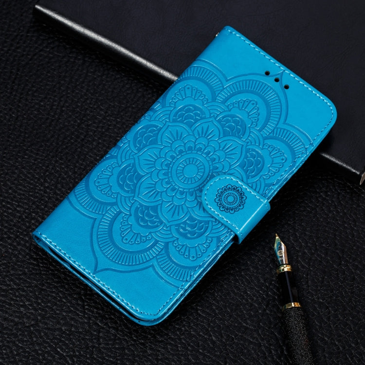 For Nokia 7.2 Mandala Embossing Pattern Horizontal Flip Leather Case with Holder & Card Slots & Wallet & Photo Frame & Lanyard