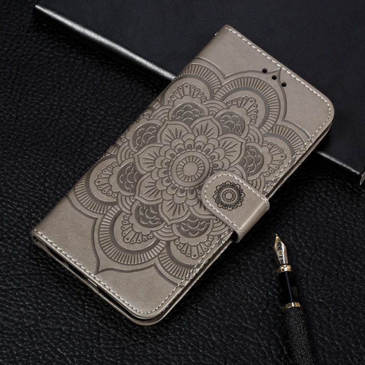 For Nokia 7.2 Mandala Embossing Pattern Horizontal Flip Leather Case with Holder & Card Slots & Wallet & Photo Frame & Lanyard