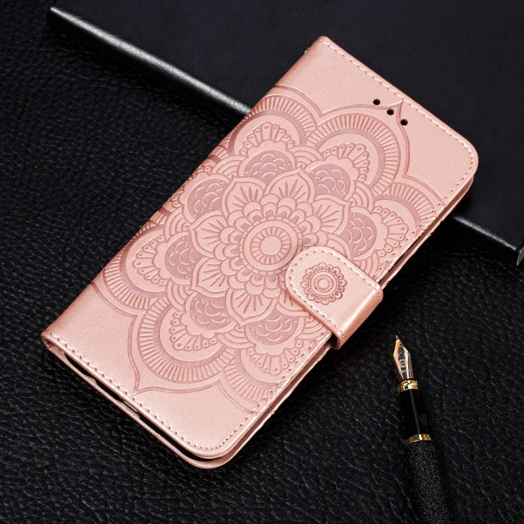 For Nokia 7.2 Mandala Embossing Pattern Horizontal Flip Leather Case with Holder & Card Slots & Wallet & Photo Frame & Lanyard