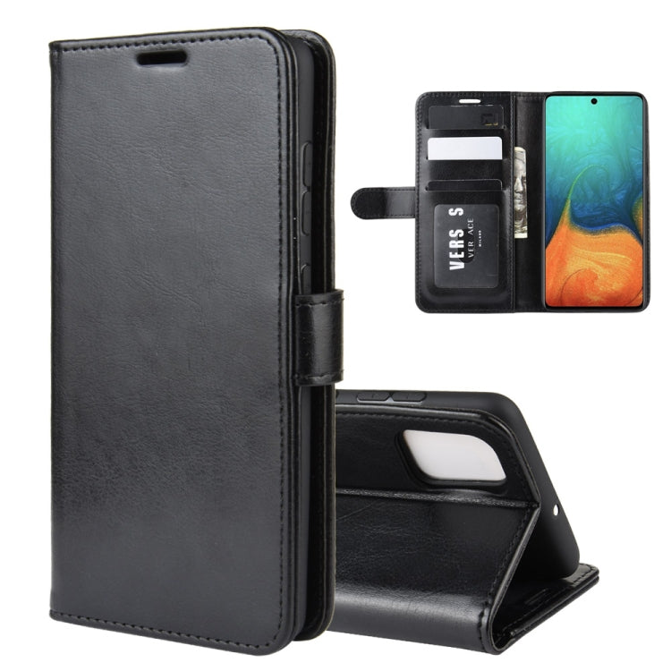 For Galaxy A71 R64 Texture Single Horizontal Flip Protective Case with Holder & Card Slots & Wallet& Photo Frame, For Samsung Galaxy A71