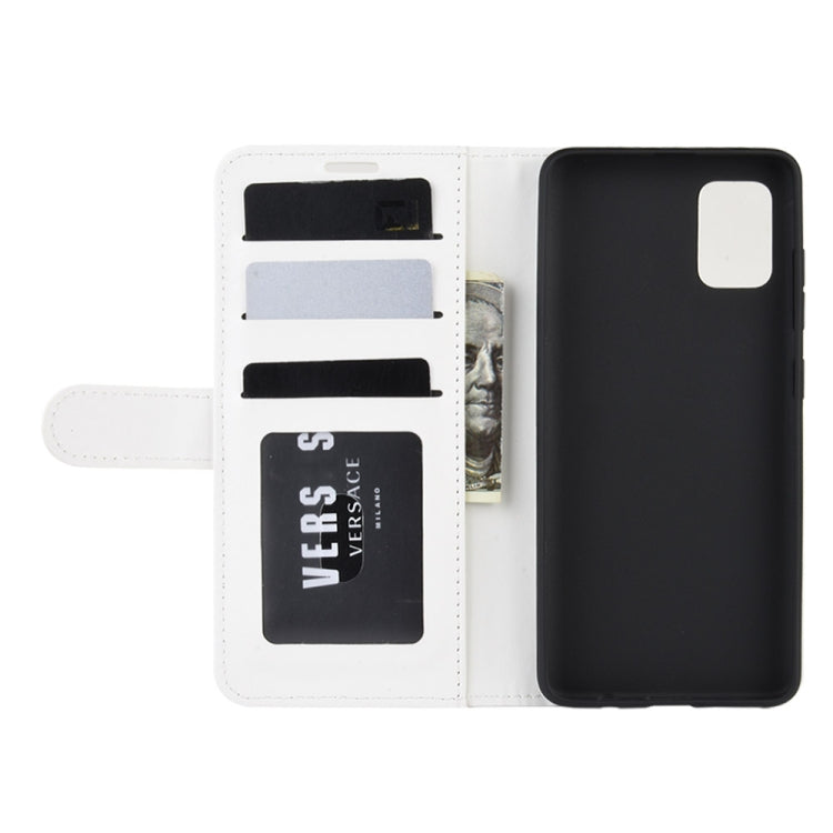 For Galaxy A71 R64 Texture Single Horizontal Flip Protective Case with Holder & Card Slots & Wallet& Photo Frame, For Samsung Galaxy A71