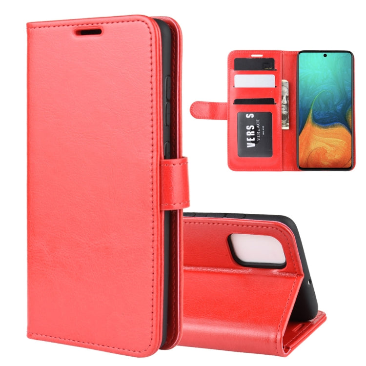 For Galaxy A71 R64 Texture Single Horizontal Flip Protective Case with Holder & Card Slots & Wallet& Photo Frame, For Samsung Galaxy A71