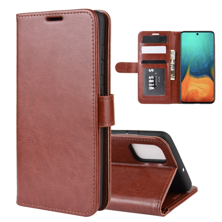 For Galaxy A71 R64 Texture Single Horizontal Flip Protective Case with Holder & Card Slots & Wallet& Photo Frame, For Samsung Galaxy A71