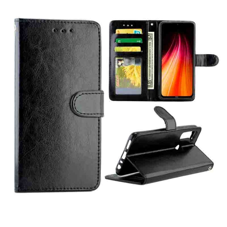 Crazy Horse Texture Leather Horizontal Flip Protective Case with Holder & Card Slots & Wallet & Photo Frame, For Xiaomi Note10/CC9 Pro, For Xiaomi Redmi Note 8T, For Xiaomi Redmi 8/Redmi 8A, For Samsung Galaxy A30s/A50, For Samsung Galaxy M30s
