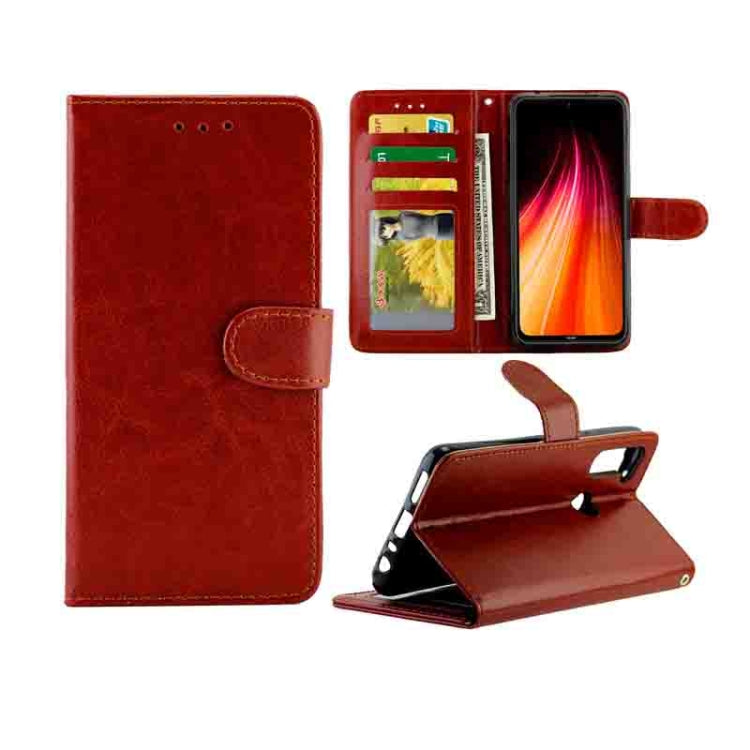 Crazy Horse Texture Leather Horizontal Flip Protective Case with Holder & Card Slots & Wallet & Photo Frame, For Xiaomi Note10/CC9 Pro, For Xiaomi Redmi Note 8T, For Xiaomi Redmi 8/Redmi 8A, For Samsung Galaxy A30s/A50, For Samsung Galaxy M30s