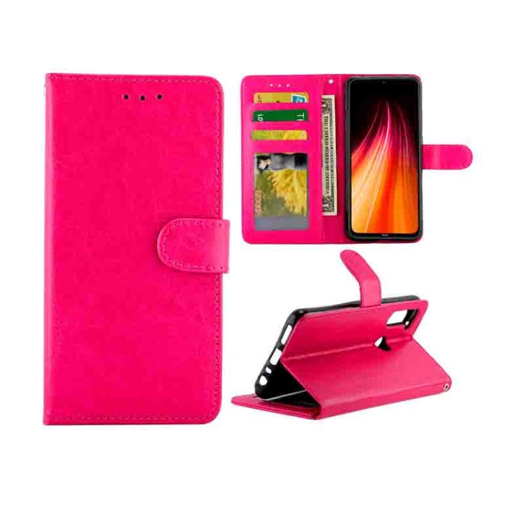 Crazy Horse Texture Leather Horizontal Flip Protective Case with Holder & Card Slots & Wallet & Photo Frame, For Xiaomi Note10/CC9 Pro, For Xiaomi Redmi Note 8T, For Xiaomi Redmi 8/Redmi 8A, For Samsung Galaxy A30s/A50, For Samsung Galaxy M30s