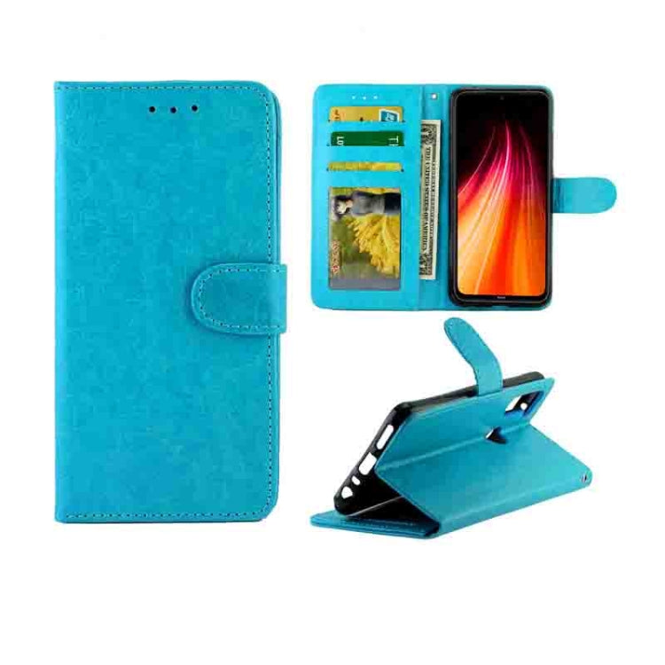 Crazy Horse Texture Leather Horizontal Flip Protective Case with Holder & Card Slots & Wallet & Photo Frame, For Xiaomi Note10/CC9 Pro, For Xiaomi Redmi Note 8T, For Xiaomi Redmi 8/Redmi 8A, For Samsung Galaxy A30s/A50, For Samsung Galaxy M30s
