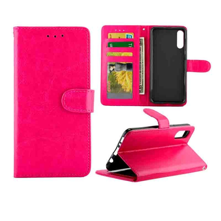 Crazy Horse Texture Leather Horizontal Flip Protective Case with Holder & Card Slots & Wallet & Photo Frame, For Xiaomi Note10/CC9 Pro, For Xiaomi Redmi Note 8T, For Xiaomi Redmi 8/Redmi 8A, For Samsung Galaxy A30s/A50, For Samsung Galaxy M30s