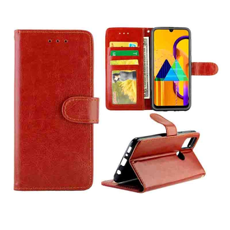 Crazy Horse Texture Leather Horizontal Flip Protective Case with Holder & Card Slots & Wallet & Photo Frame, For Xiaomi Note10/CC9 Pro, For Xiaomi Redmi Note 8T, For Xiaomi Redmi 8/Redmi 8A, For Samsung Galaxy A30s/A50, For Samsung Galaxy M30s